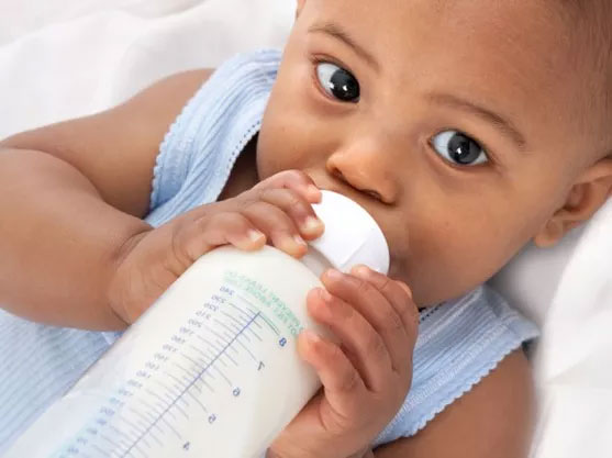 Weaning baby from store formula to milk